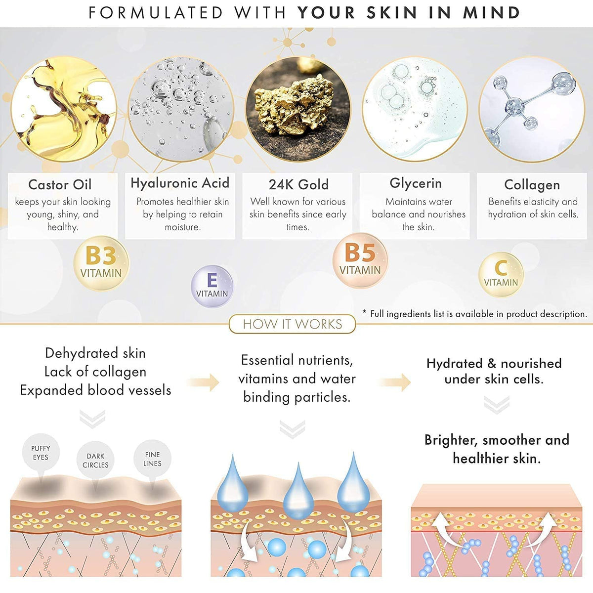 24K Golden Glow Under Eye Patches