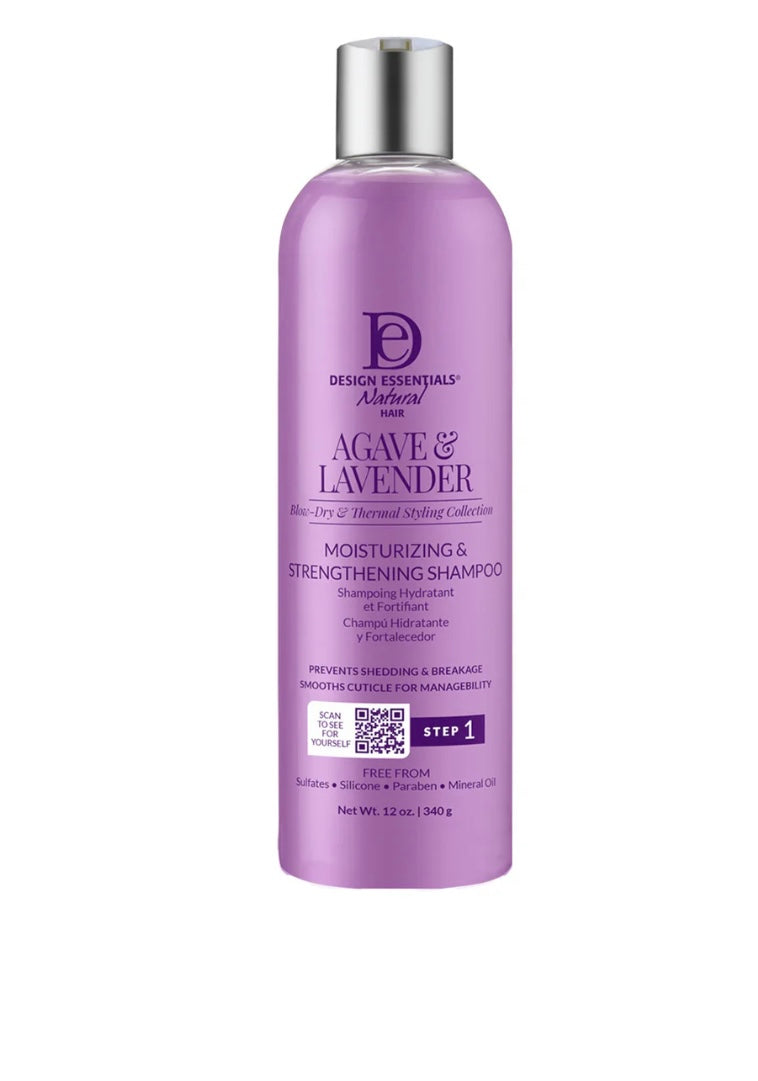 Design Essentials Agave & Lavender Moisturizing Shampoo Step 1