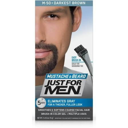 Just For Men Mustache & Beard M-50 Darkest Brown