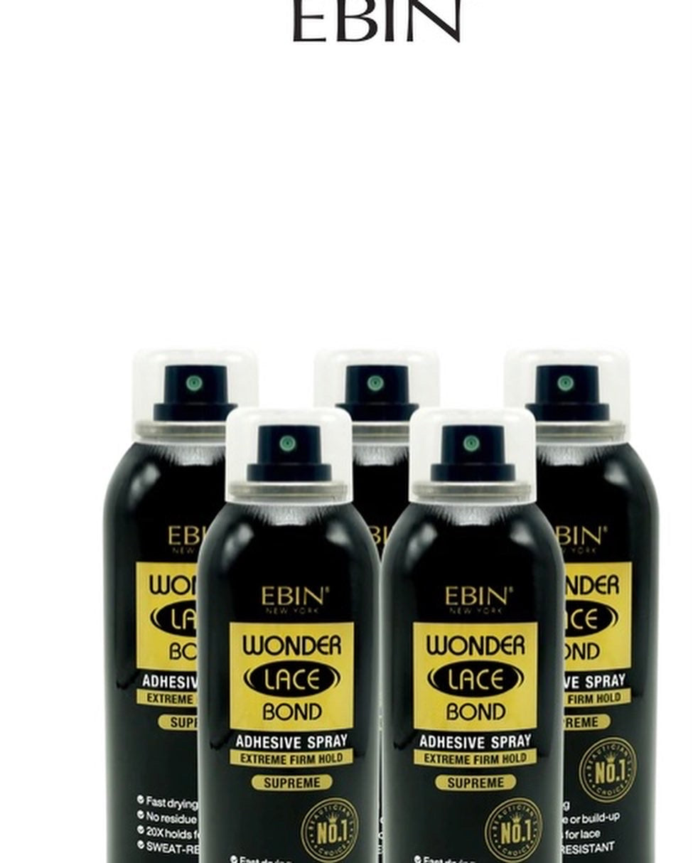 Ebin Wonder Lace Bond Spray Supreme Extreme Firm Hold 14.2oz