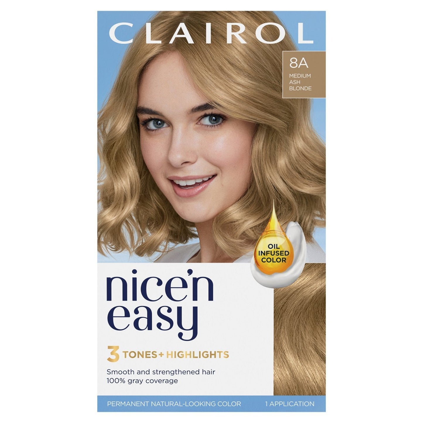 CLAIROL Nice'n Easy 3 Tones + Highlights Permanent Hair Dye