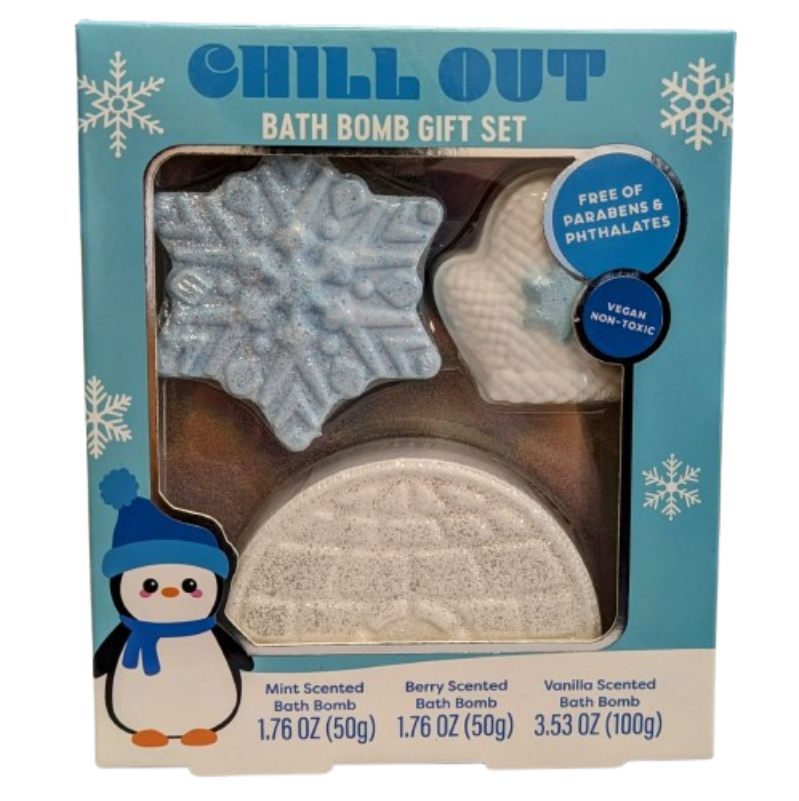 Chill Out Bath Bomb Gift Set (3 Ct)
