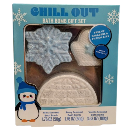 Chill Out Bath Bomb Gift Set (3 Ct)
