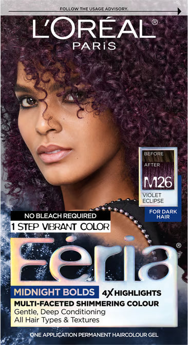 LOREAL Feria Midnight Bold Multi-Faceted Permanent Hair Colour