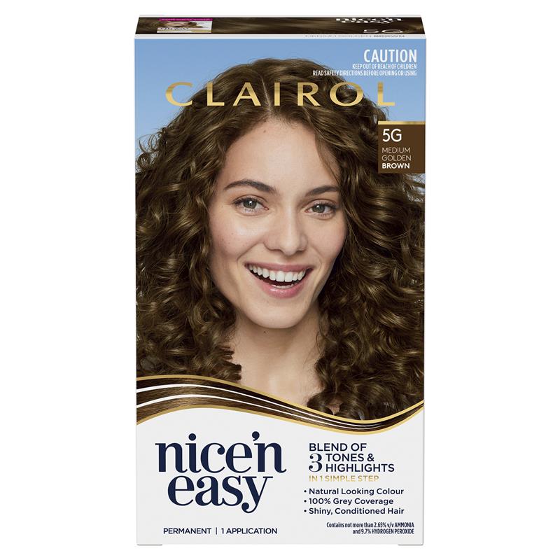 CLAIROL Nice'n Easy 3 Tones + Highlights Permanent Hair Dye
