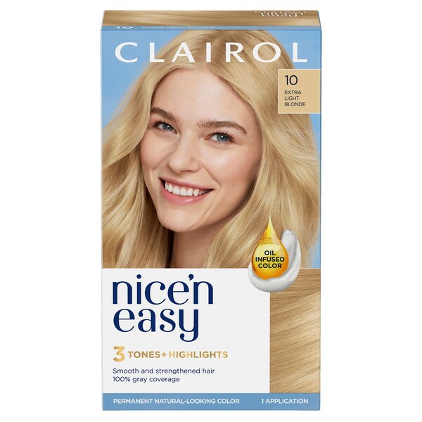 CLAIROL Nice'n Easy 3 Tones + Highlights Permanent Hair Dye
