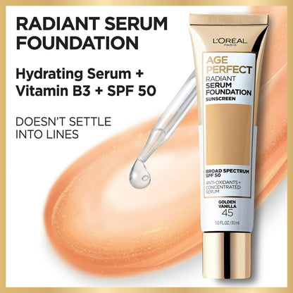 LOREAL Age Perfect Radiant Serum Foundation SPF 50