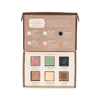 Bottle Free Shampoo & Conditioner Sampler Set (6Pcs)