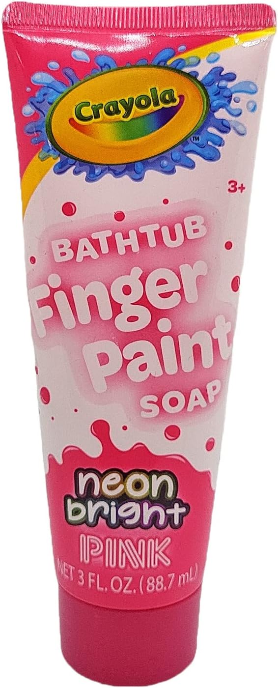 Neon Bright Bathtub Finger Paint Soap