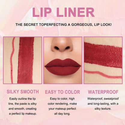 2 In 1 Liquid Lipstick & Lip Liner
