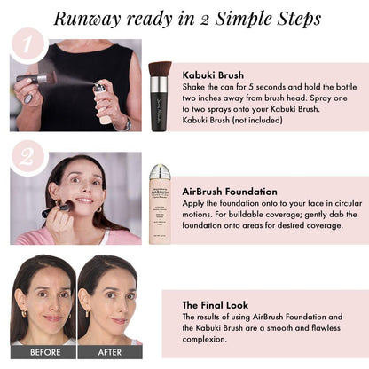 AirBrush Foundation by Jerome Alexander (2Pcs)