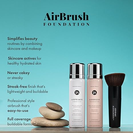 Airbrush Foundation By Jerome Alexander (3Pcs)