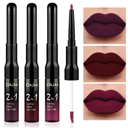 2 In 1 Liquid Lipstick & Lip Liner