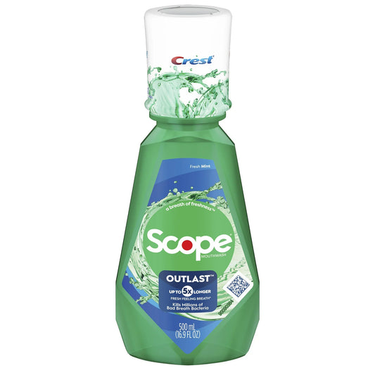 Scope Outlast Fresh Mint Mouthwash