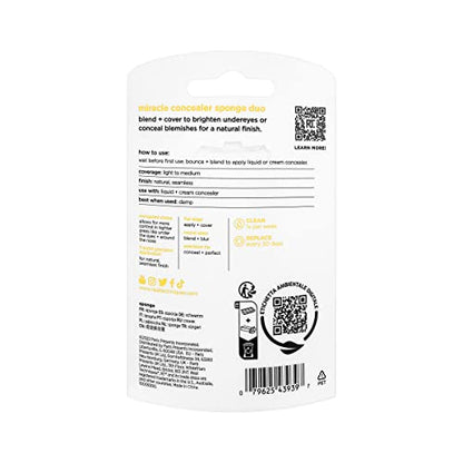 Miracle Concealer Sponge Duo (2Pcs)