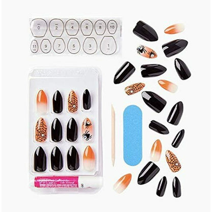 Design 24 Glow In The Dark Fake Nails Halloween (Limited Edition)