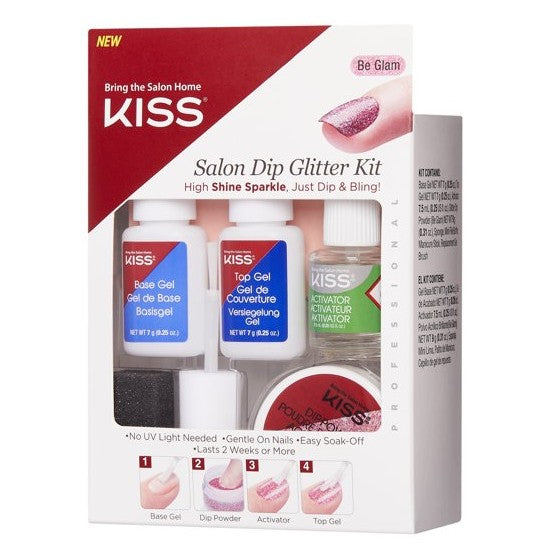 Salon Dip Glitter High Shine Manicure Kit