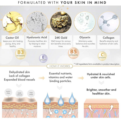 24K Golden Glow Under Eye Patches