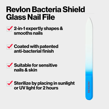 REVLON Bacteria Shield Glass Nail File
