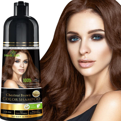 3-in-1 Hair Color Shampoo for Gray Hair