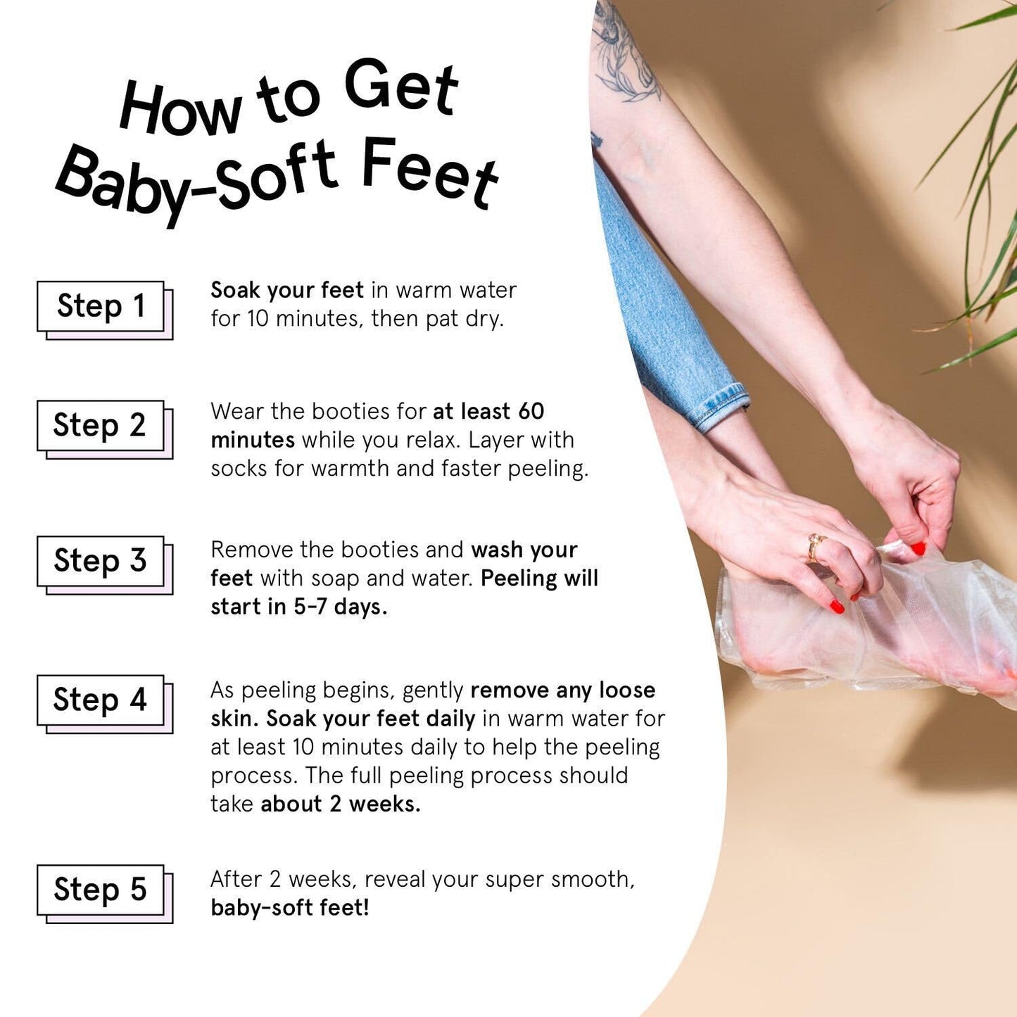 Exfoliating Foot Peel Mask