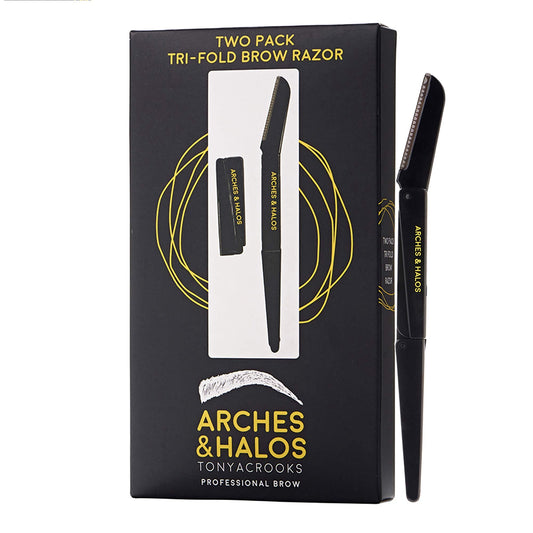 Two Pack Tri-Fold Brow Razor