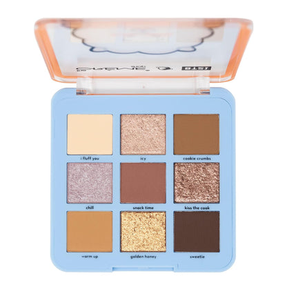 9 Color Shimmer & Glitter Eyeshadow Palette