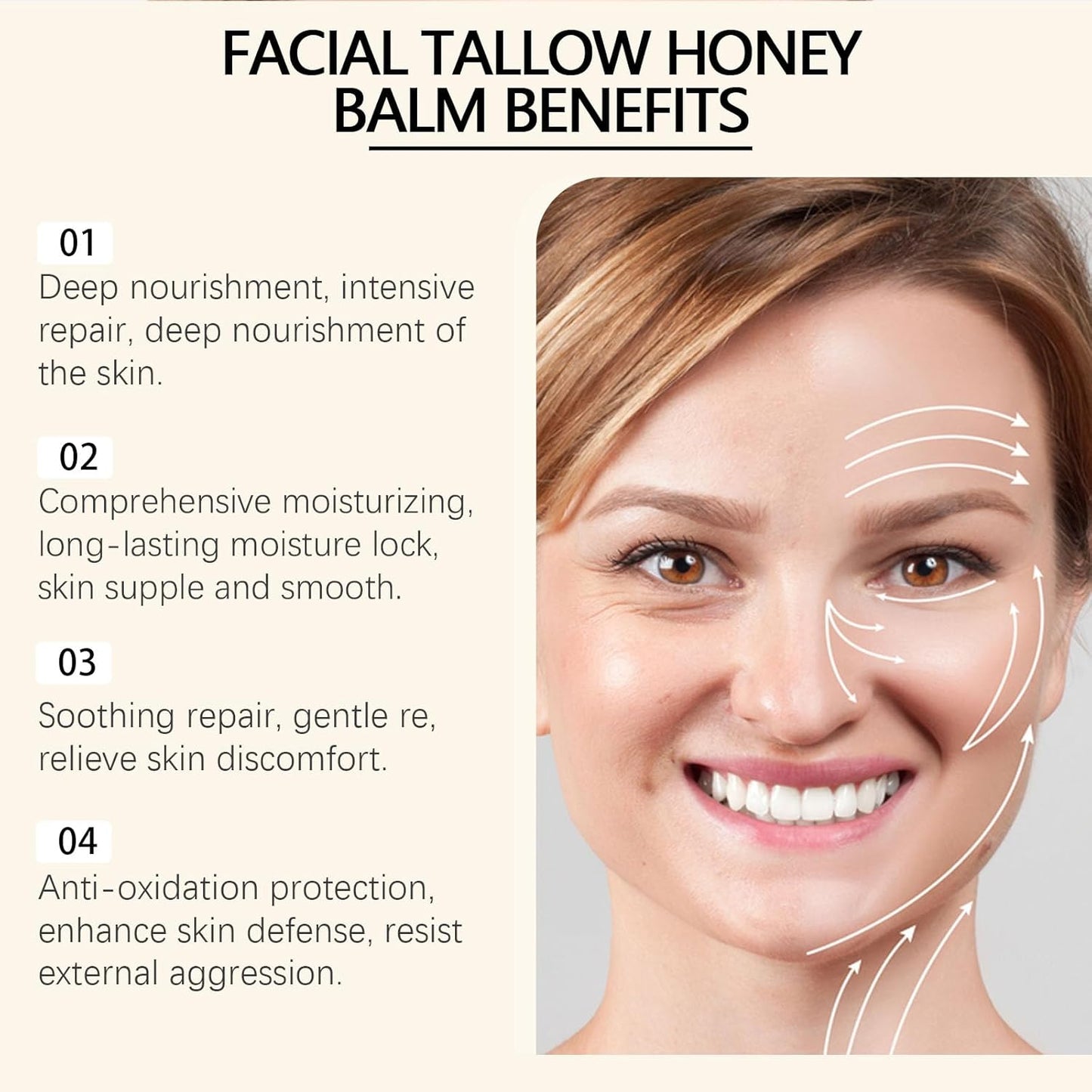 Facial Tallow Honey Balm
