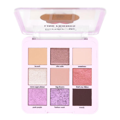 9 Color Shimmer & Glitter Eyeshadow Palette