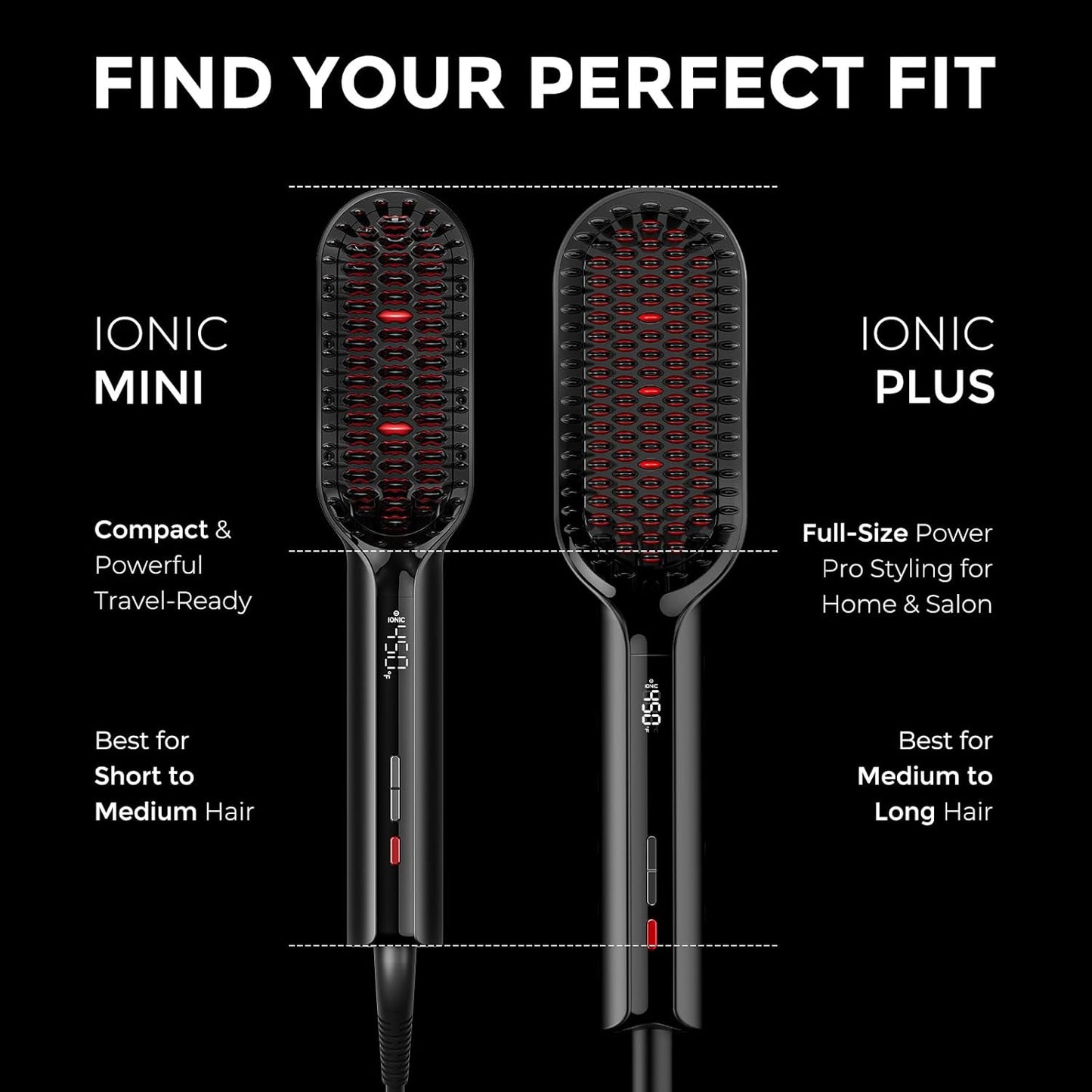 Hair Straightener Brush