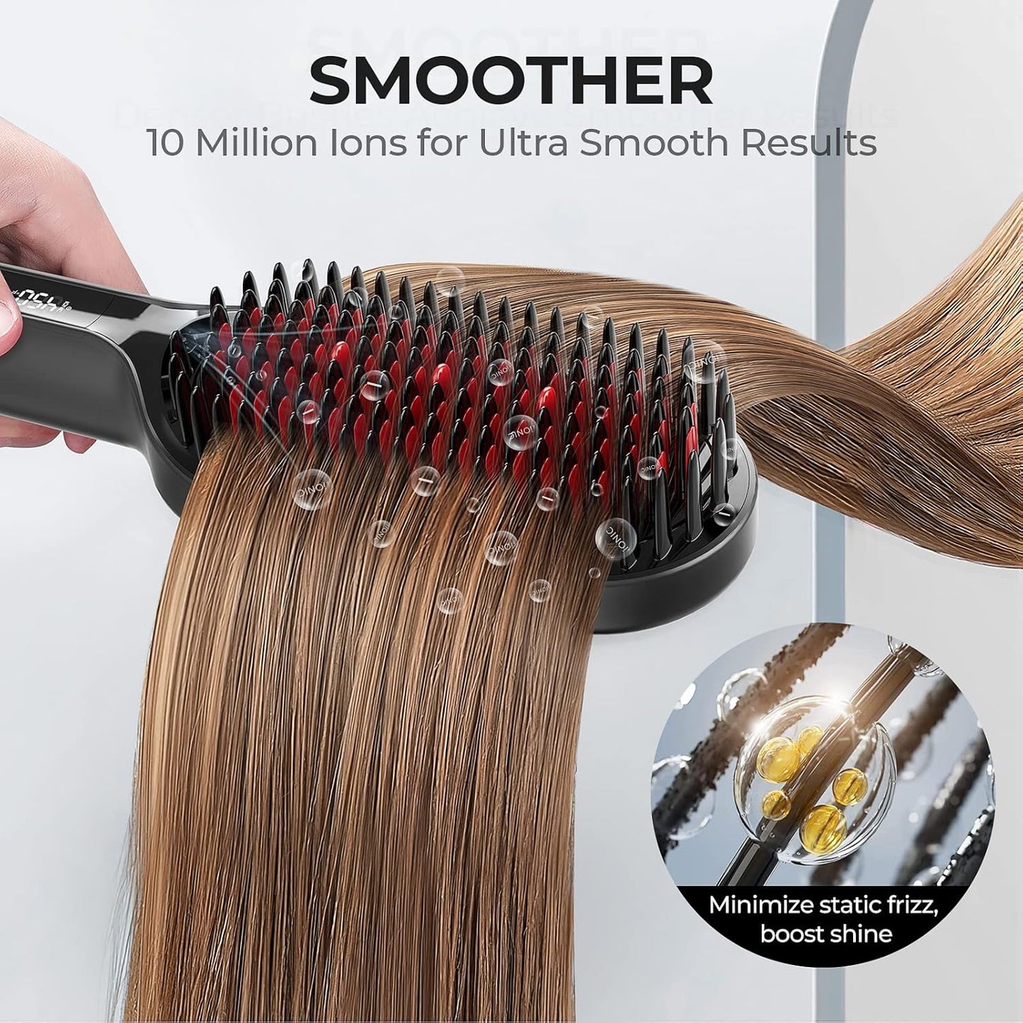 Hair Straightener Brush
