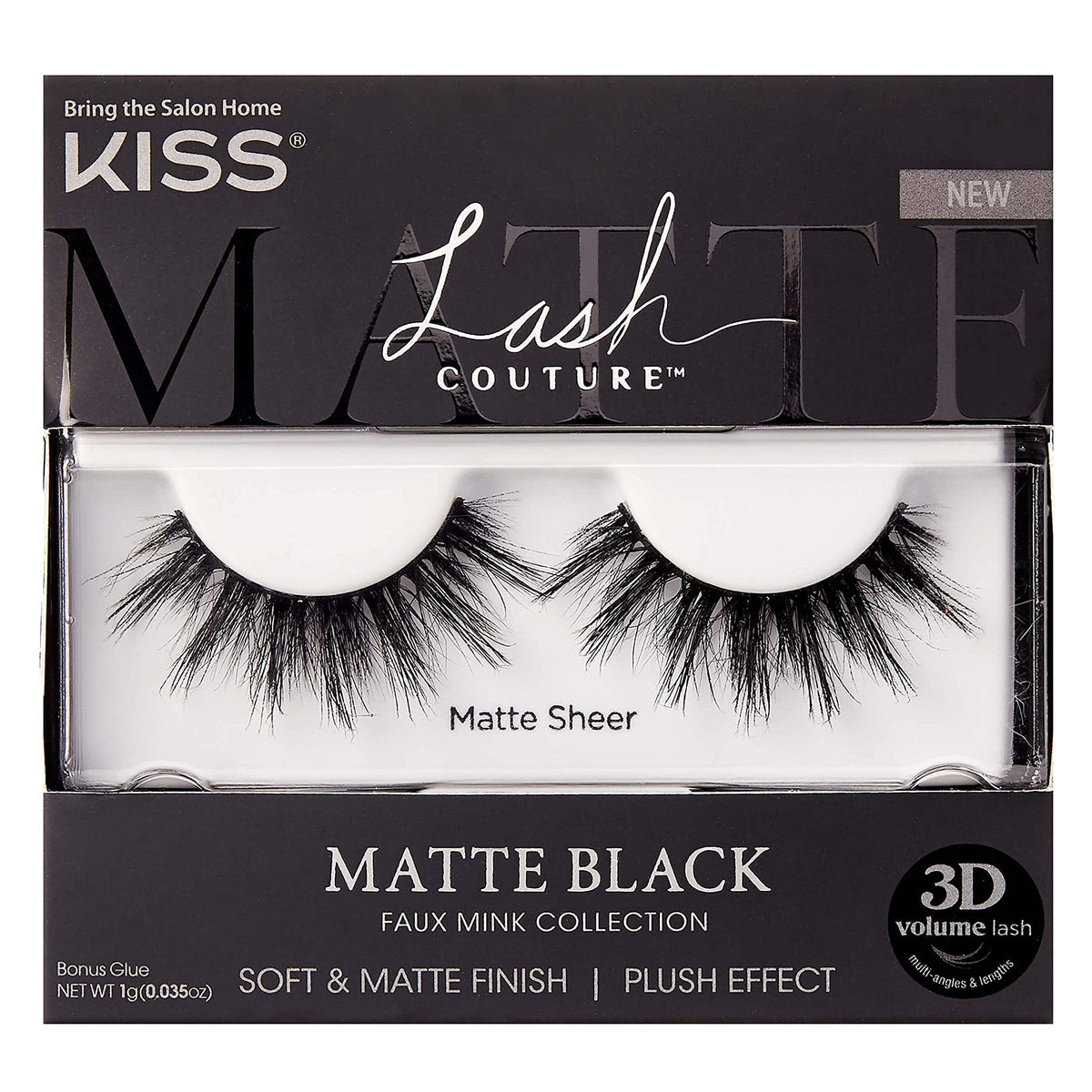 Lash Couture Matte Black Faux Mink Collection