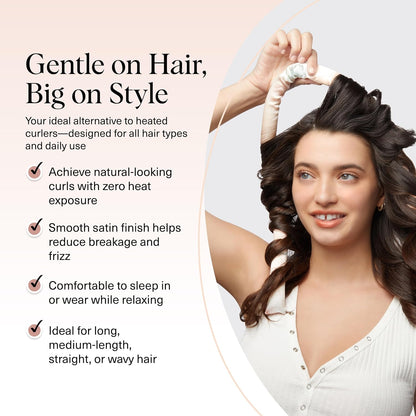 Satin Heatless Curling Set