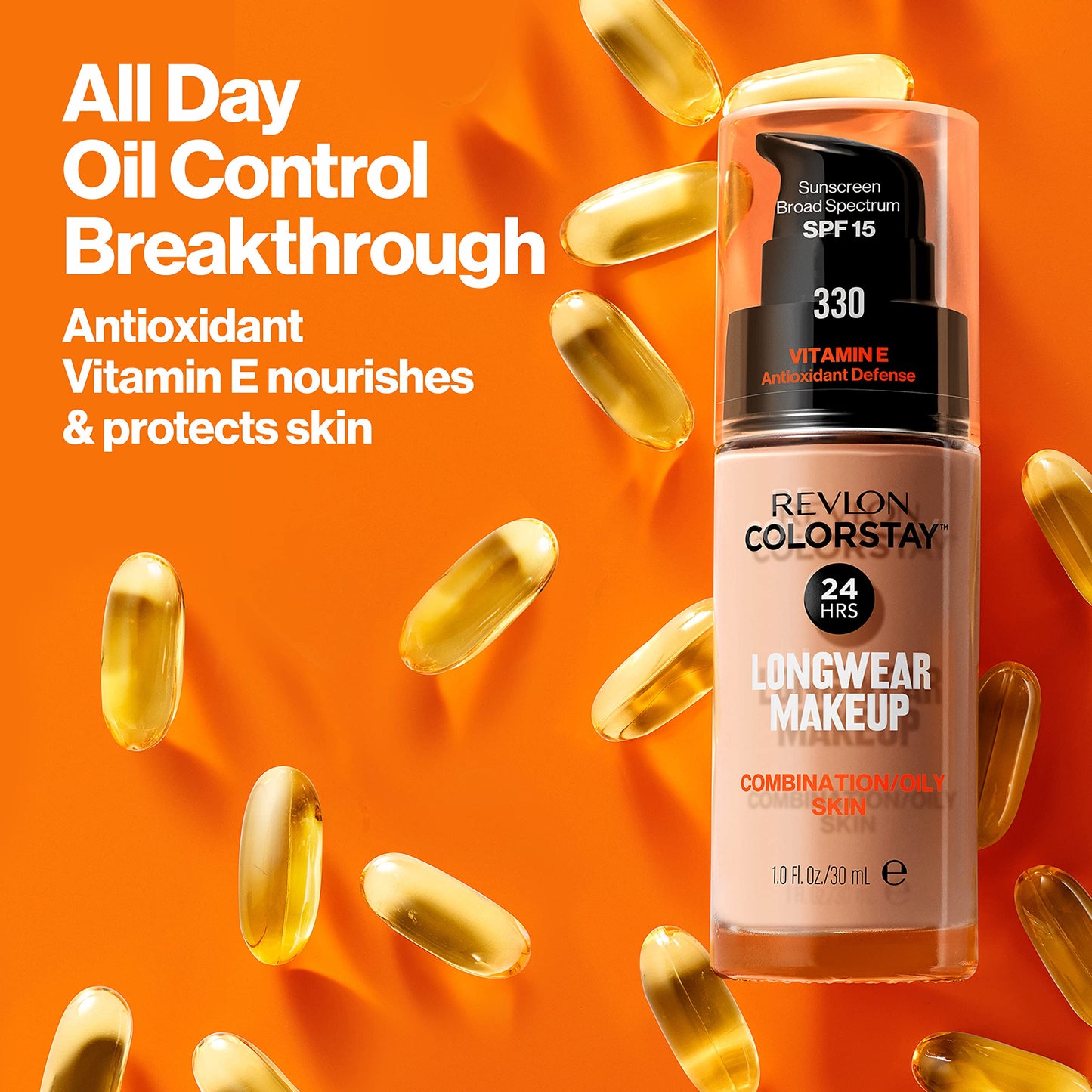 REVLON Longwear Combo/Oily + Vitamin E