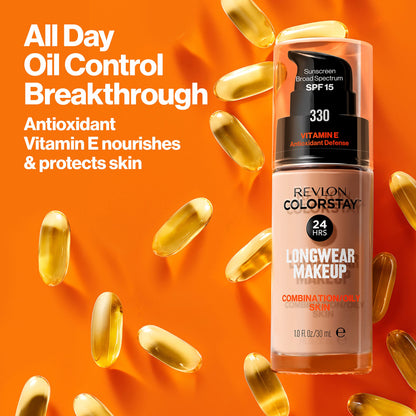 REVLON Longwear Combo/Oily + Vitamin E