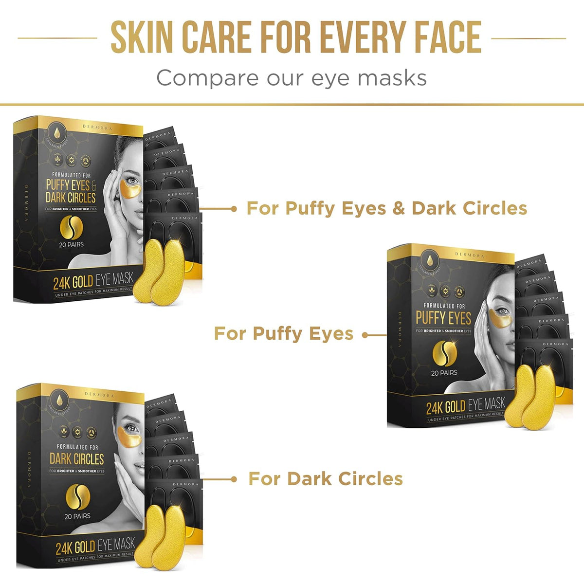 24K Golden Glow Under Eye Patches