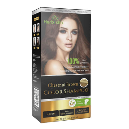 3-in-1 Hair Color Shampoo for Gray Hair