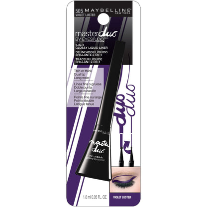 MAYBELLINE Eye Studio Master Duo Glossy Liquid Eyeliner