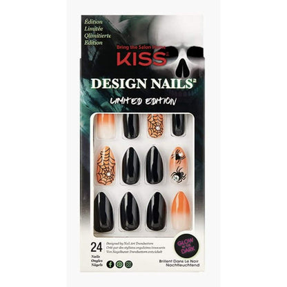 Design 24 Glow In The Dark Fake Nails Halloween (Limited Edition)