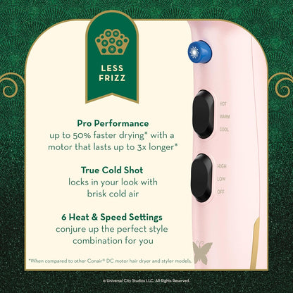 Wicked You've Been Galinda-Fied Plasma Hair Dryer