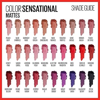 MAYBELLINE Color Sensational Matte Lipstick