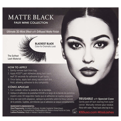 Lash Couture Matte Black Faux Mink Collection