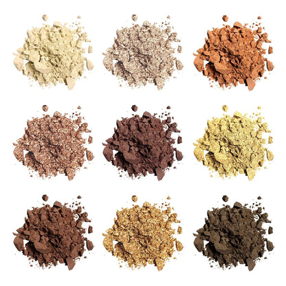 9 Color Shimmer & Glitter Eyeshadow Palette