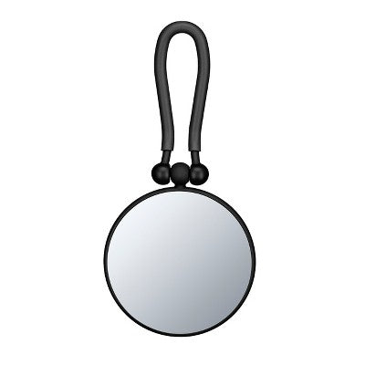 Soft Touch Hand Held Round Mirror