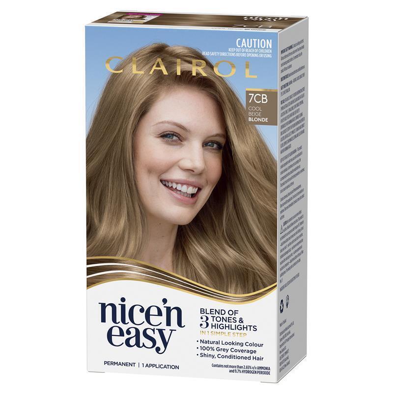 CLAIROL Nice'n Easy 3 Tones + Highlights Permanent Hair Dye