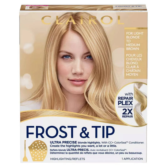 CLAIROL Nice'n Easy Frost & Tip Permanent Hair Color Dye Highlighting Kit