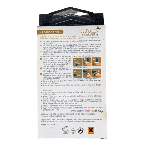 Designer Collection Airbrushed 24 Nails Kit