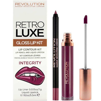 Retro Luxe Lip Contour Kit - Pencil & Lipstick (Value Pack)