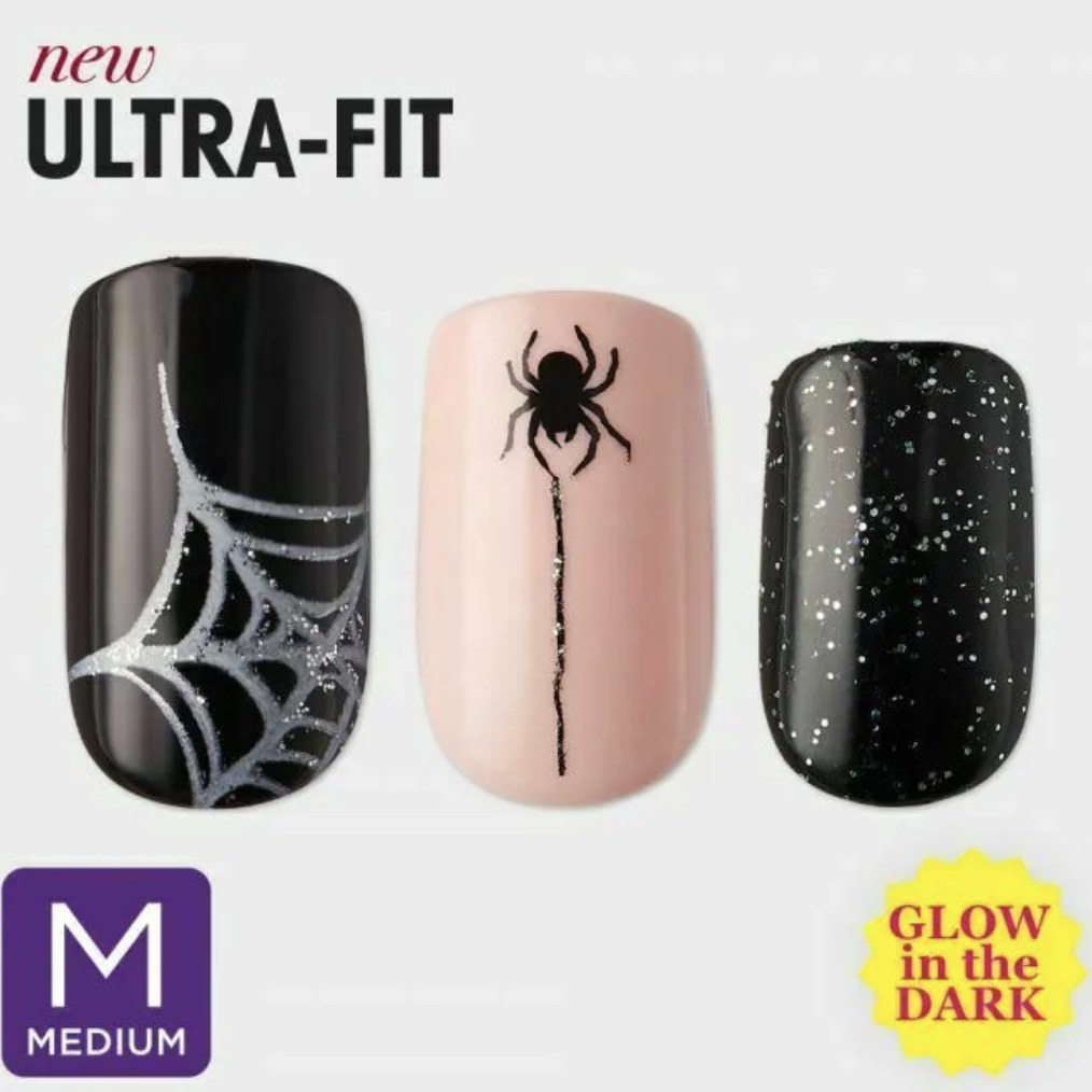 Glow In The Dark Press-On Nails Halloween Limited Edition