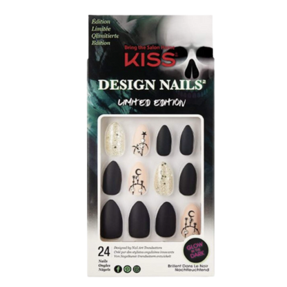 Design 24 Glow In The Dark Fake Nails Halloween (Limited Edition)